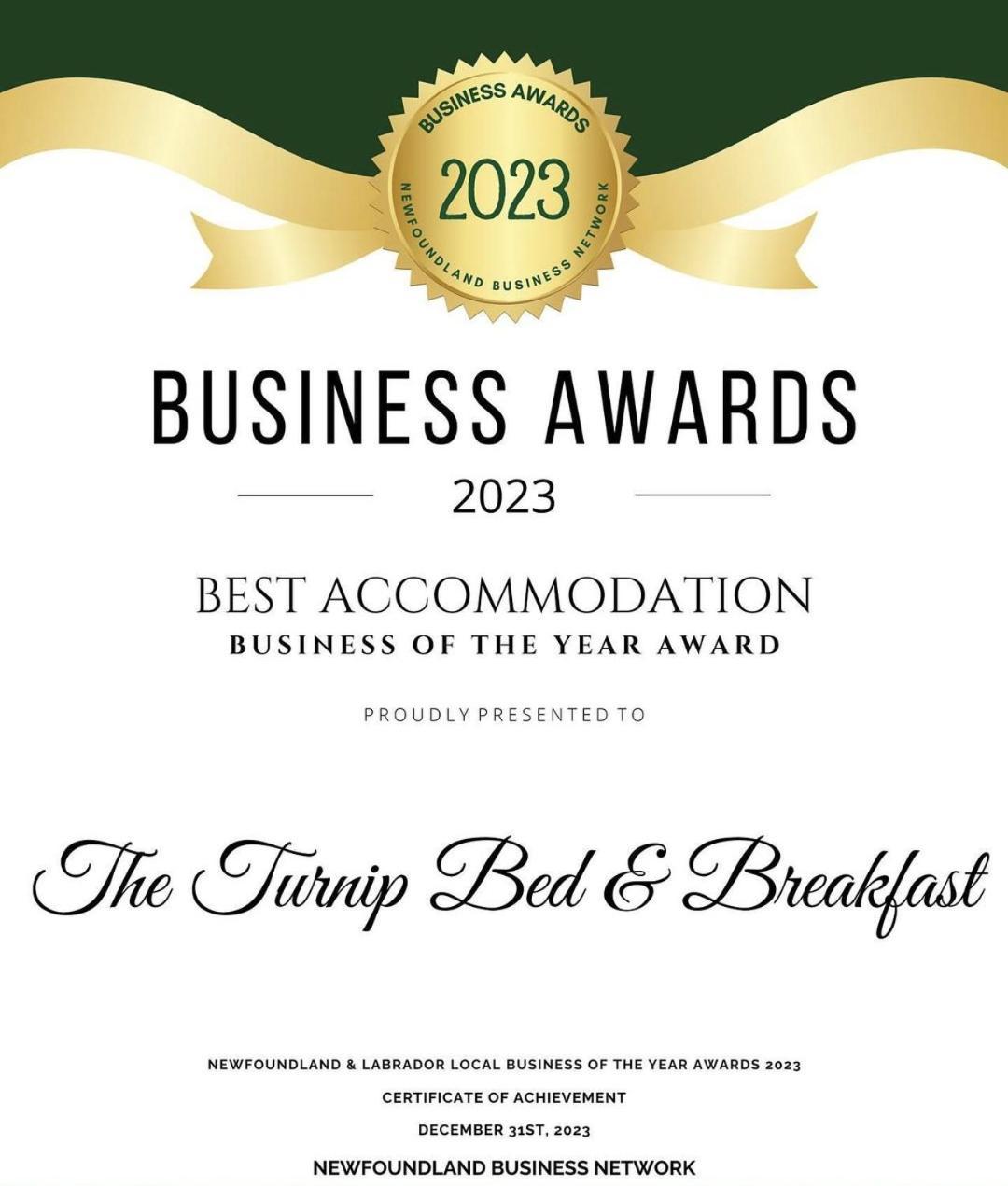 The Turnip Bed And Breakfast Parson's Pond Eksteriør bilde